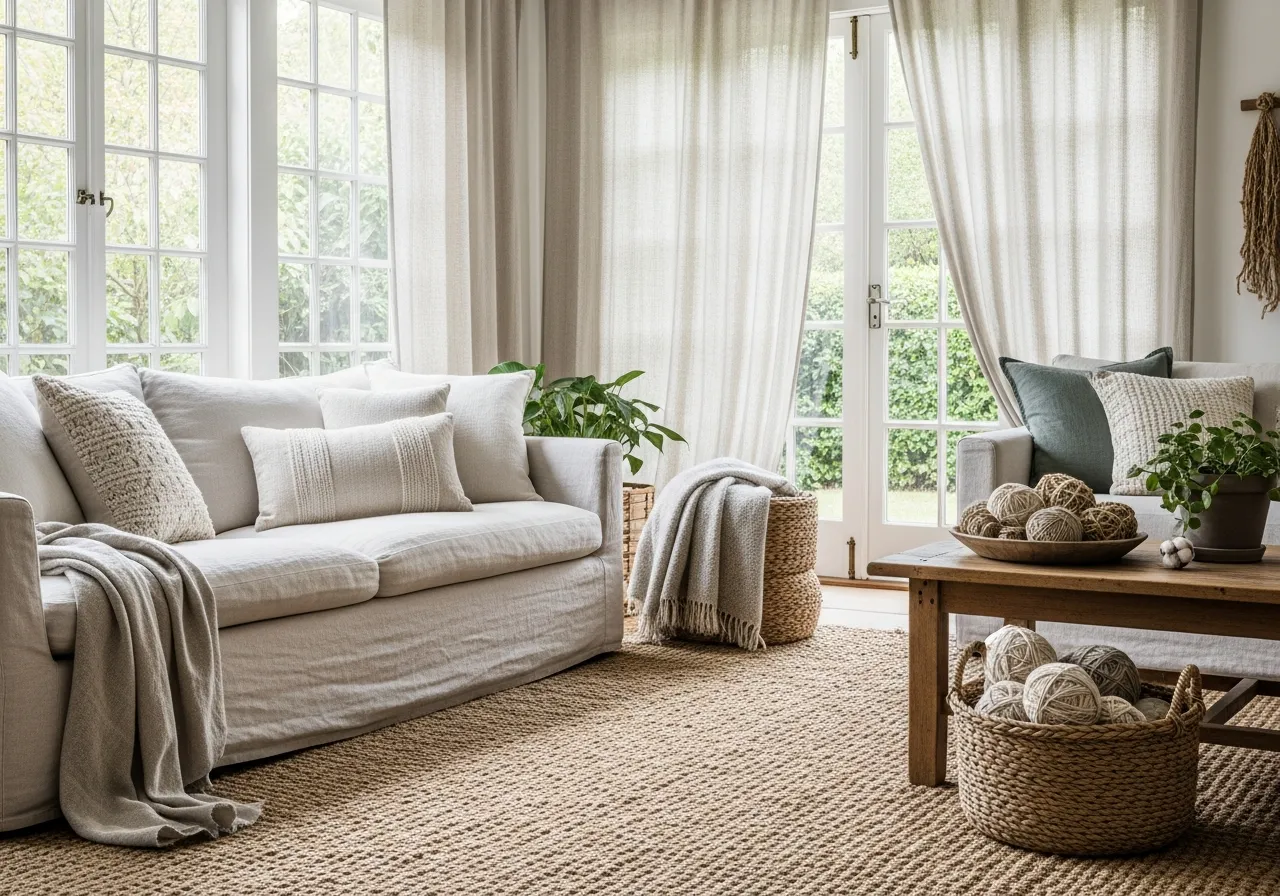 Natural fiber textiles and fabrics